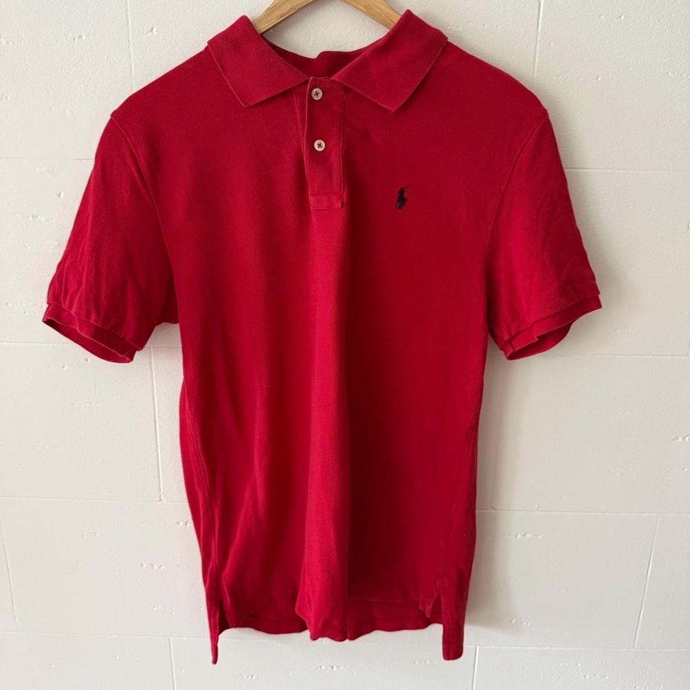 Polo Ralph Lauren | Boys Preppy Classic Red Polo Shirt | Size Large